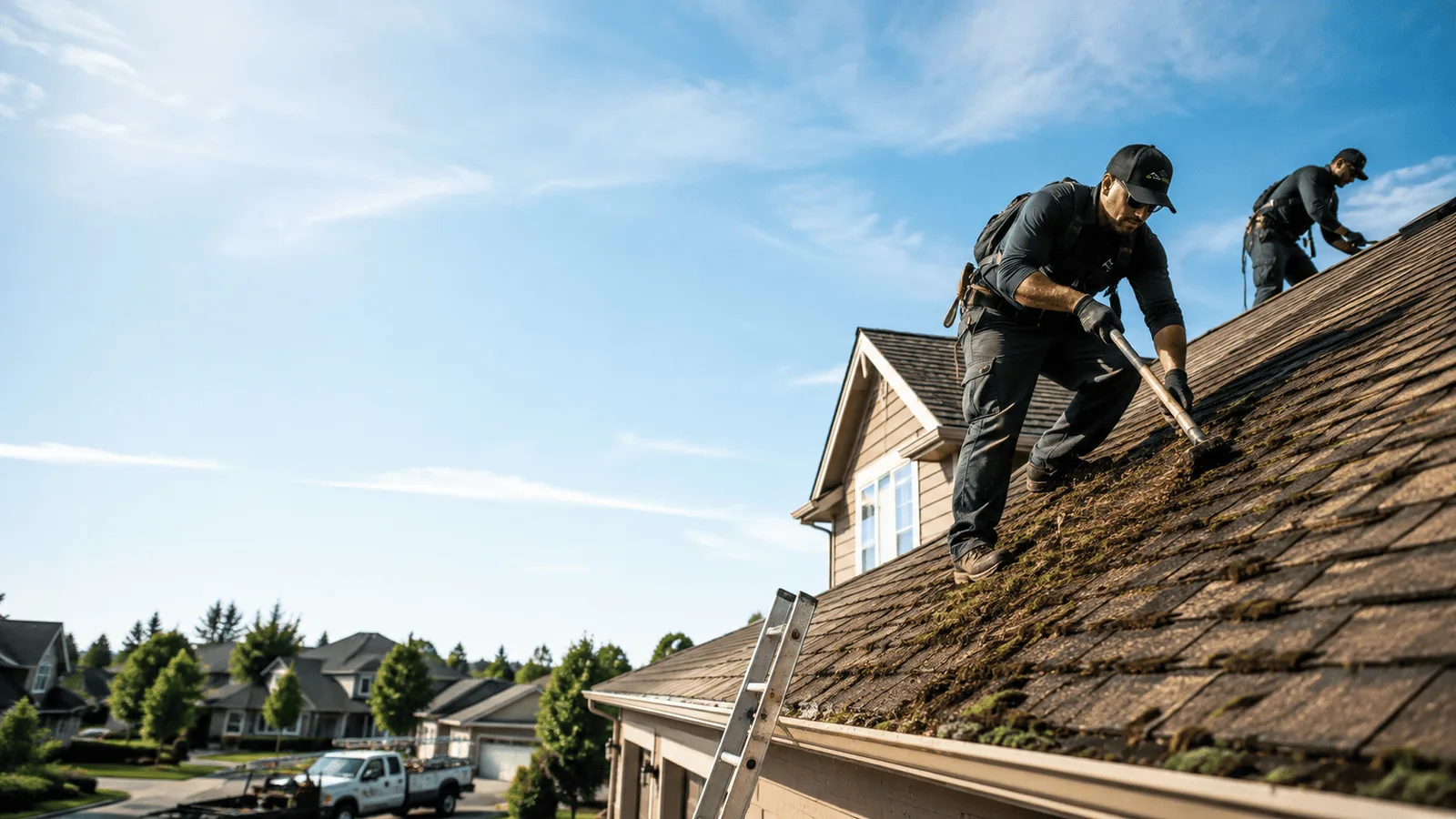 Roof Moss Removal in Asbury, NJ near me